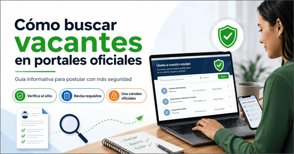 Cómo buscar vacantes en los portales oficiales de las empresas