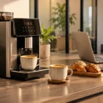 Equipamiento de café en oficina moderna